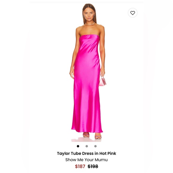show me your mumu hot pink dress | Dresses | Show Me Your Mumu Strapless Fuchsia vintage Sewing pattern